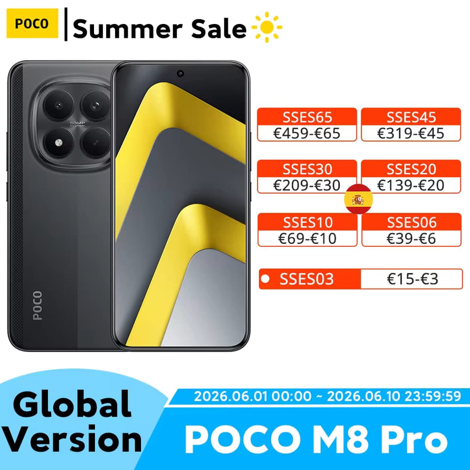 POCO M8 Pro 5G 256GB (512GB por 248€)