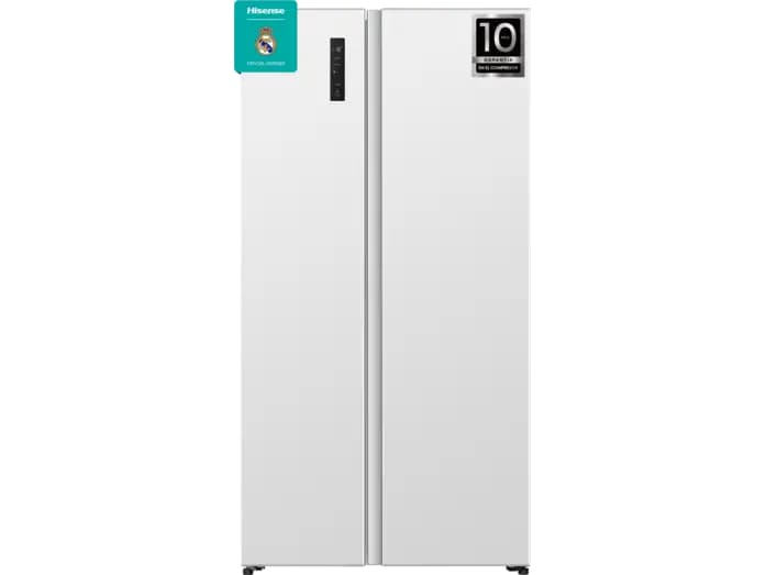 Frigorífico americano - Hisense RS3P538NEWE, No Frost, 178.6 cm, Kitchen Fit, Inverter, 527 l