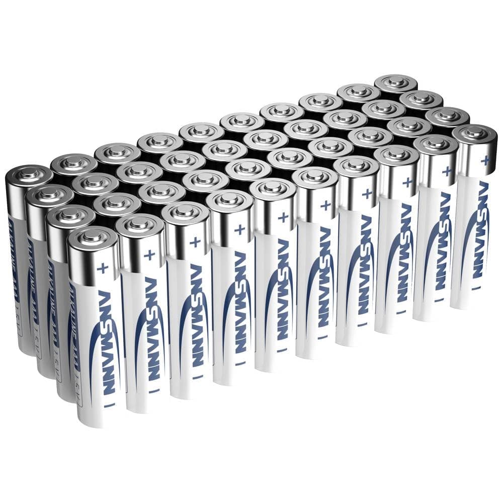 ANSMANN AAA LR03 - Pilas alcalinas AAA (40 unidades)