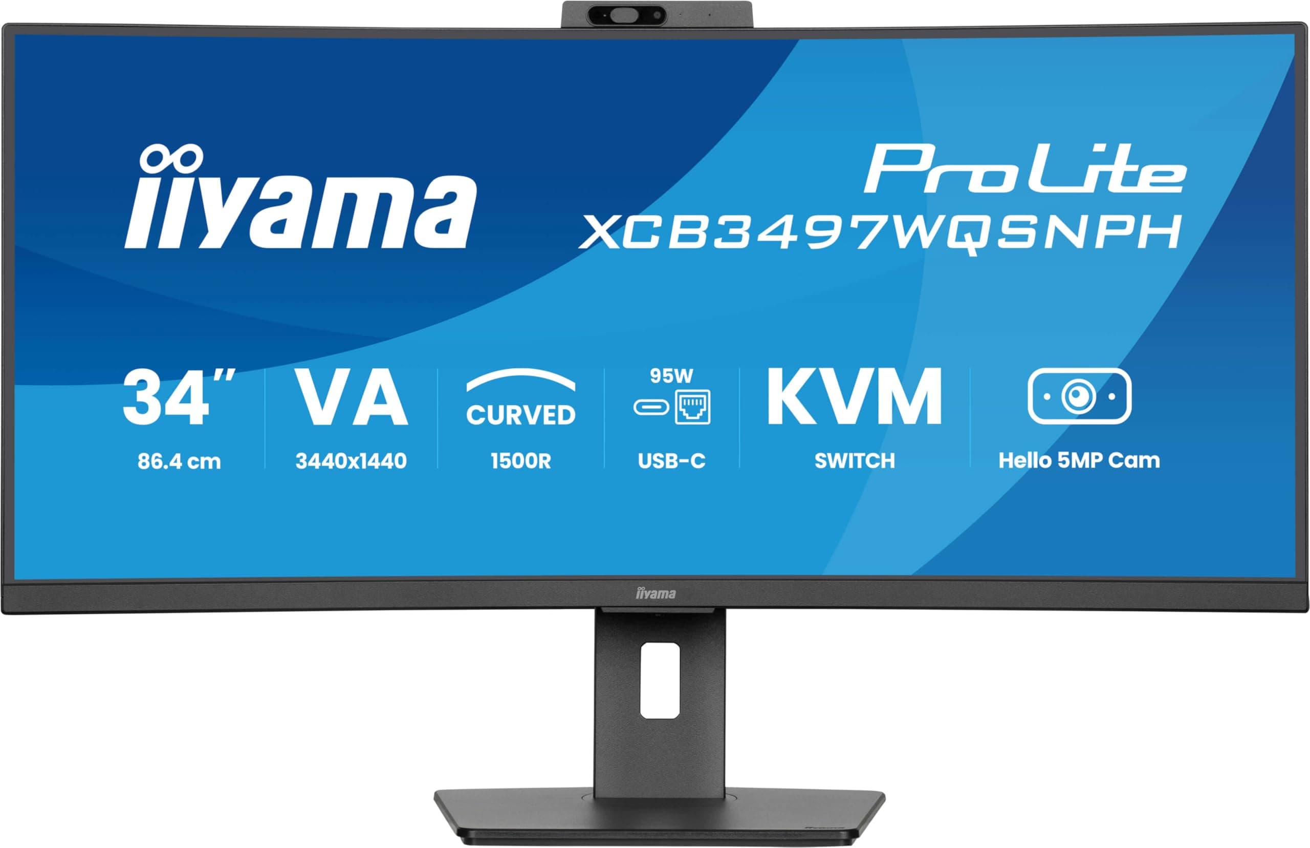 Iiyama Consignment Xcb3497wqsnpH-B1 34 In Uqhd Uw 350cd/qm 0.4ms UsB-C Dock (lan (xcb3497wqsnpH-B1)
