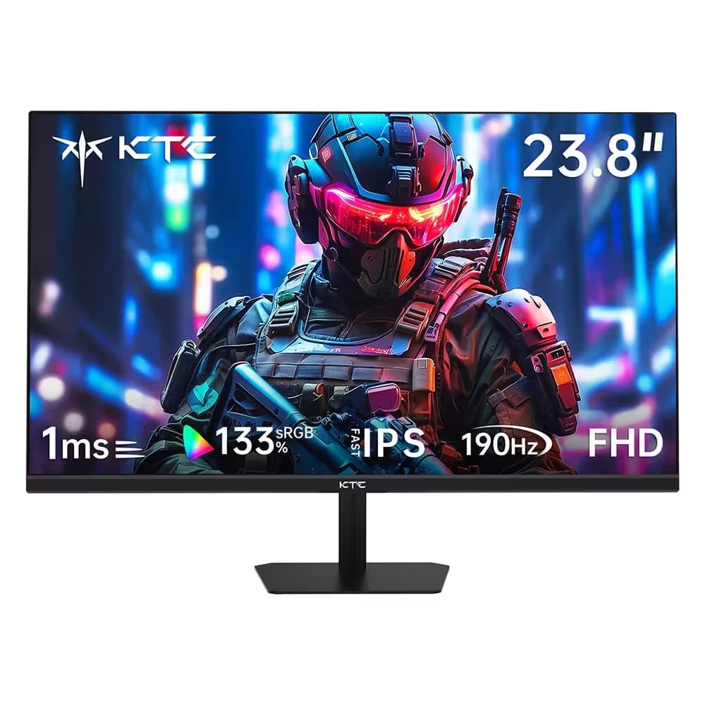 KTC H24F8 Monitor Gaming 23.8" FHD (1920x1080) IPS Fast, 190Hz, 1ms GTG, HDR10, 133% sRGB / 94% DCI-P3, Adaptive Sync, Low Blue Light
