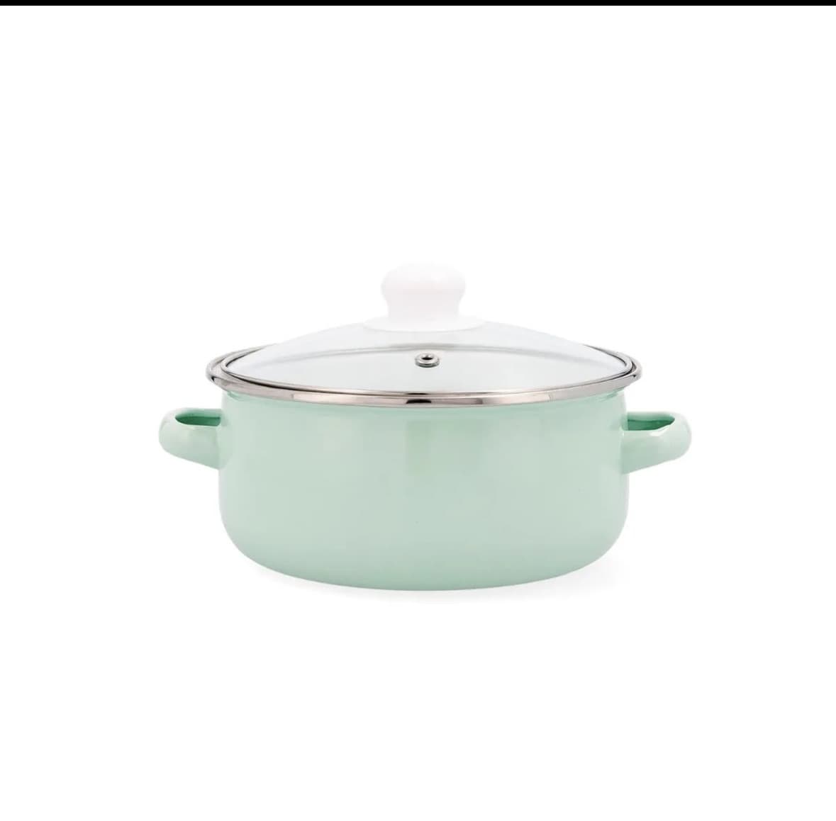 Cacerola Acero Esmaltado Verde con tapa Apto para Induccion y Lavavajillas Cocco Quid - 20CM (2,3L) (Envio gratis)
