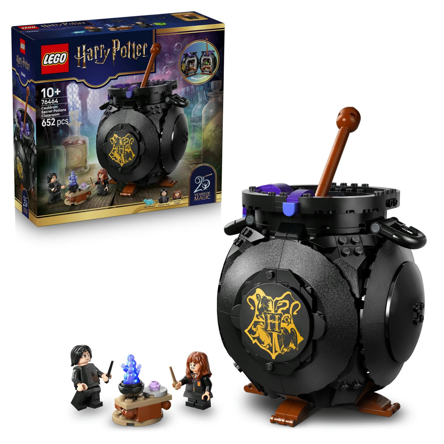 LEGO Harry Potter Caldero Aula de Pociones Secretas, Juego de construcción +10 años - 76464