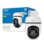 Tapo C51A - Cámara de vigilancia Wi-Fi para Exterior 360°, visión Nocturna a Color 2k (3 MP), detección con IA Seguimiento Inteligente IP65