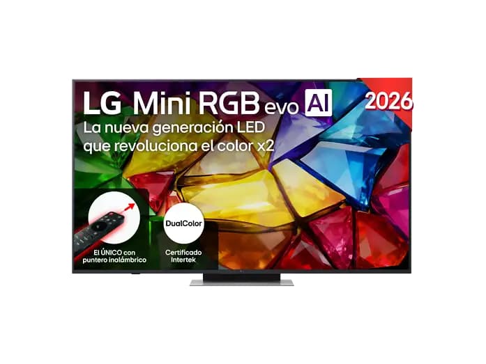 TV RGB Mini LED 65" - LG 65MRGB87B6B, UHD 4K, Procesador Inteligente α8 AI Processor 4K Gen3, Smart TV, DVB-T2 (H.265) - VER DESCRIPCIÓN