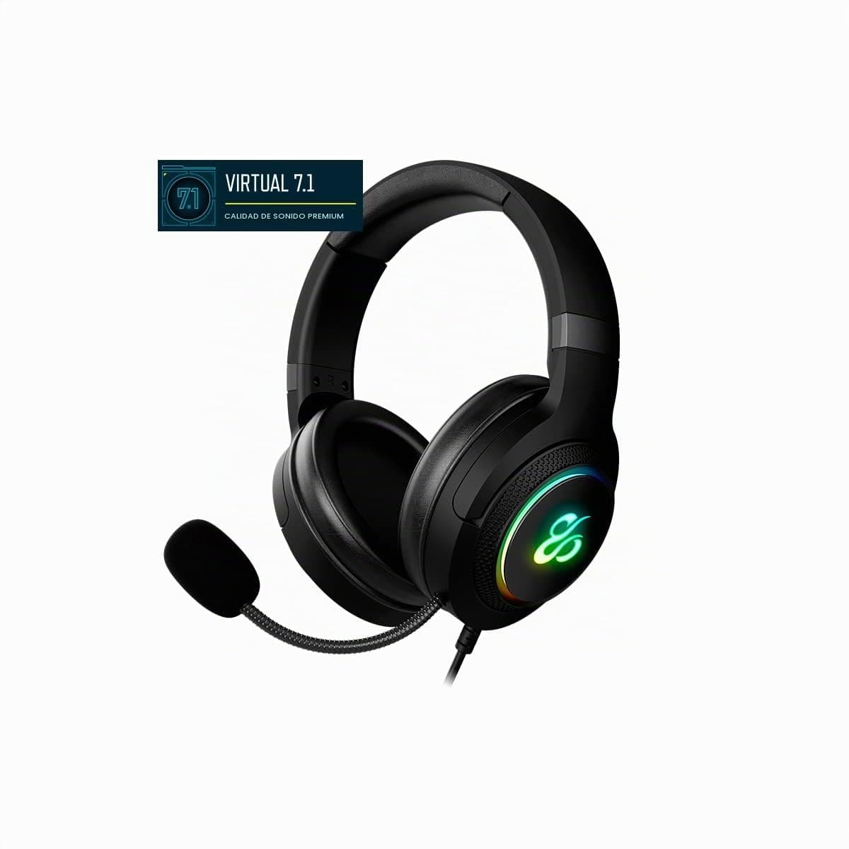 NEWSKILL Sobek 7.1 V2 Auriculares Gaming Sonido Virtual 7.1 RGB
