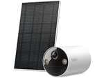 Cámara de vigilancia IP - TP-Link Tapo TC82 Kit, Kit de Cámara de Vigilancia Inteligente 2K con Panel Solar, Visión Nocturna a Color, Blanco