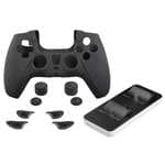 Indeca Controller PREMIUM PACK Cargador y Accesorios para PS5 USB-C Negro