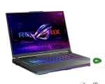Portátil Gaming ASUS ROG Strix G16 G614PR-RV031, Ryzen 9-8940HX, 32GB, 1TB SSD, Nvidia RTX 5070 Ti 12GB, 16", Sin SO
