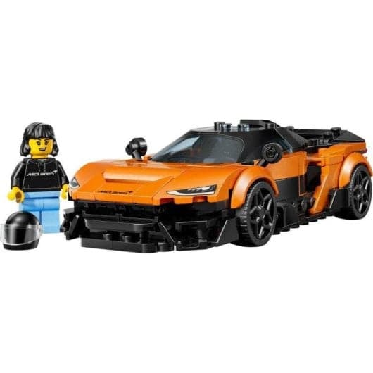 Set de construcción LEGO McLaren W1 Speed Champions con minifigura y detalles realistas