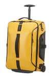 Samsonite Paradiver Light - Bolsa de Viaje/Mochila con 2 Ruedas S, 55 cm, 51 L, Amarillo (Yellow)