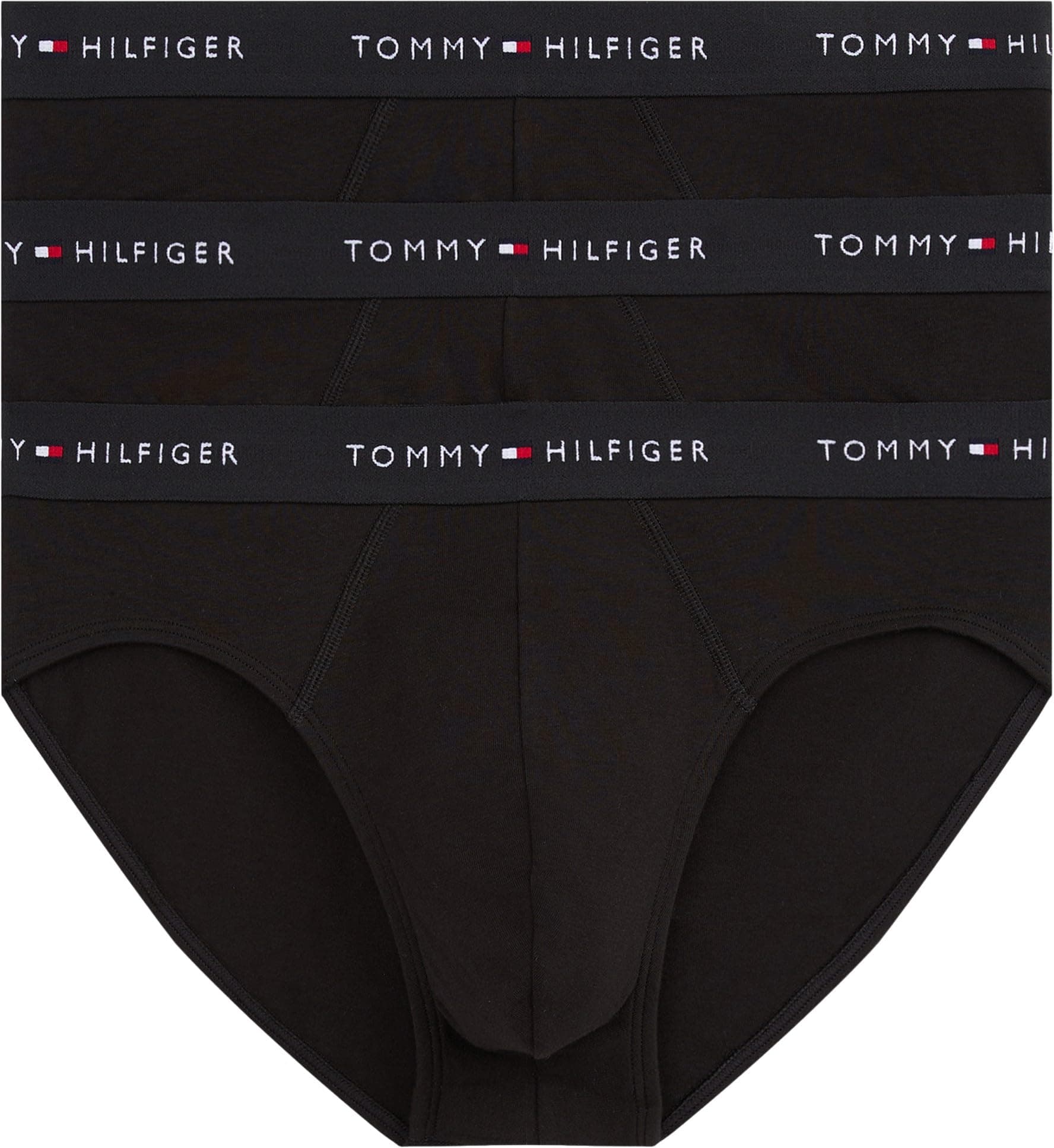 Tommy Hilfiger Calzoncillos bóxer Pack de 3 Hombre Briefs Tejido elástico