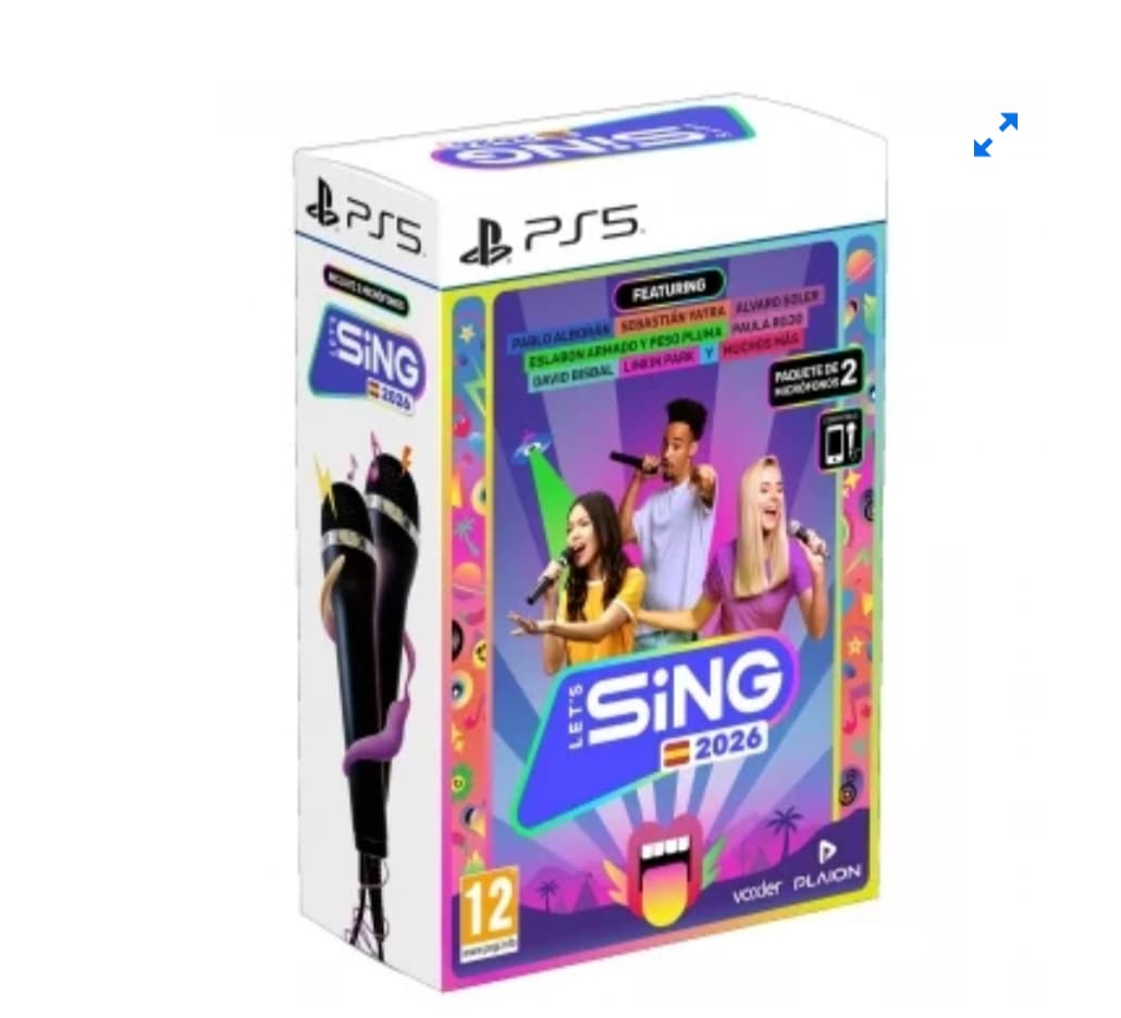 Let´s Sing 2026 con 2 Micrófonos para PS5