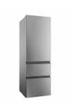Frigorífico Combi Haier HTR3618CNMG No Frost, 185 cm, 360 L, 4 Cajones, Clase C, Inox