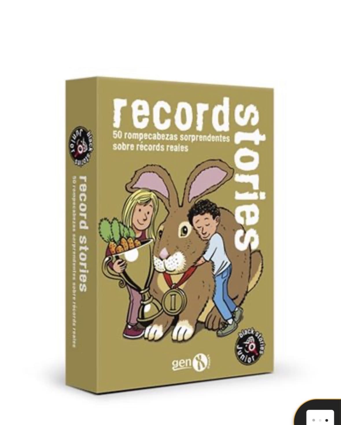 Black Stories Junior: Records Tenebrosos - Juego de cartas (50 Rompecabezas)