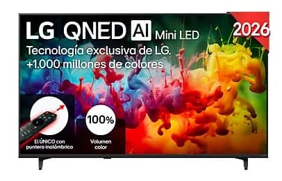 Smart TV LG 55QNED72B6B 55" QNED Mini LED 4K (Procesador α7 AI Gen9 | DVB-T2)