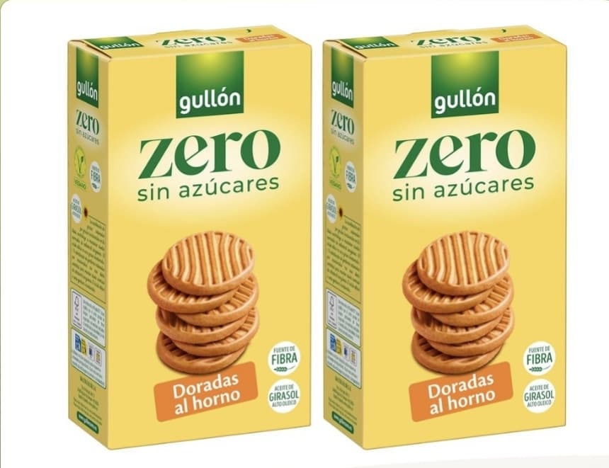 2 X Gullón Galleta Dorada al Horno, sin Azúcar, 330g