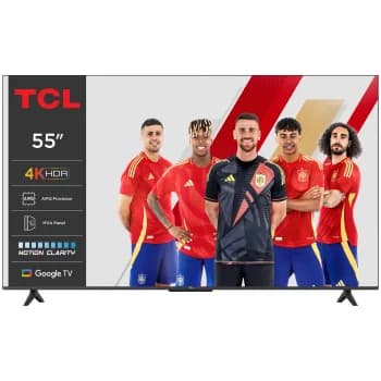 Smart TV 55" LED TCL 55P61KX2 55" (139,7 cm), 4K UHD, 60 Hz, HDR10; HLG; AiPQ Processor, Dolby audio, Dolby AC4, Google TV