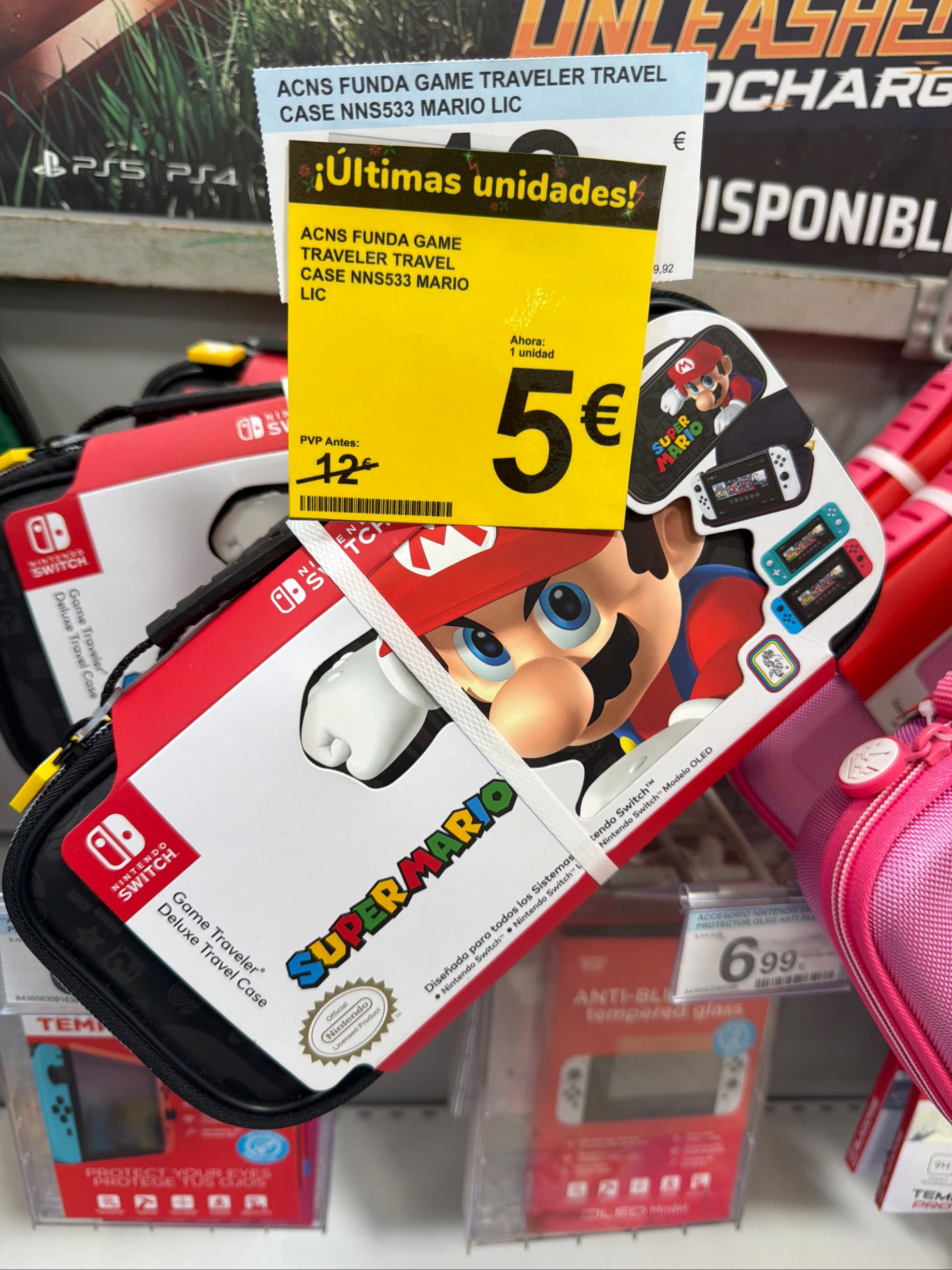 Funda Super Mario Traveler Nintendo Switch en Carrefour Plaza Nueva