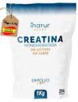 Creatina Monohidratada en polvo 1kg / 294 dosis - 100% Creatina Monohidrato Micronizada - Pura - Sin aditivos - Sin Sabor -Vegana SIN GLUTEN