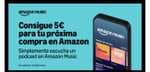 5 Euros de descuento por escuchar un podcast en Amazon Music