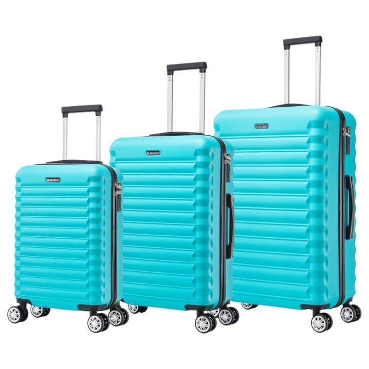 Conjunto de Maletas de Viaje Elegantes: Carcasa Ligera de PP, Cerradura Numérica, 4 Ruedas Giratorias 360°, Asa Telescópica de Aluminio
