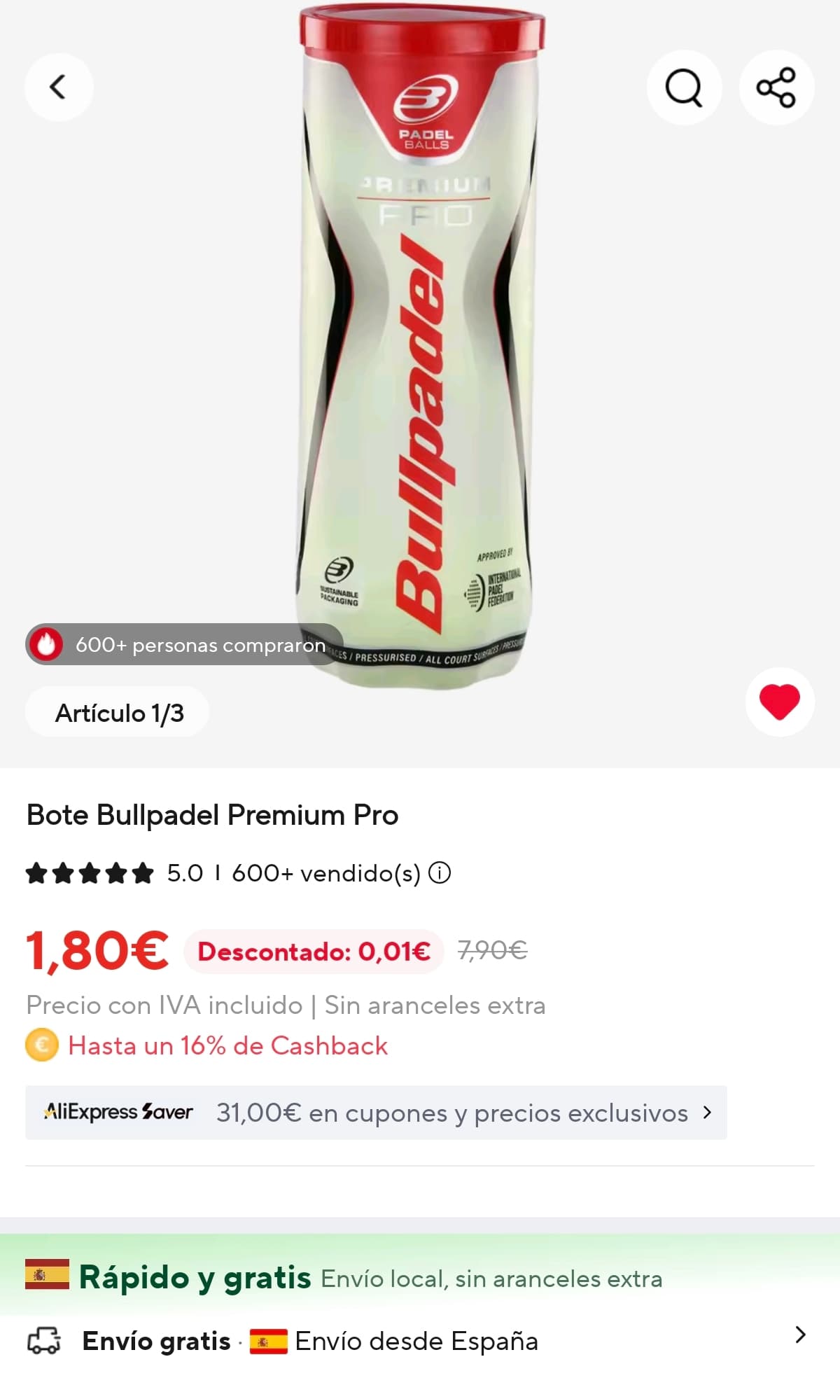 Bote Bullpadel Premium Pro