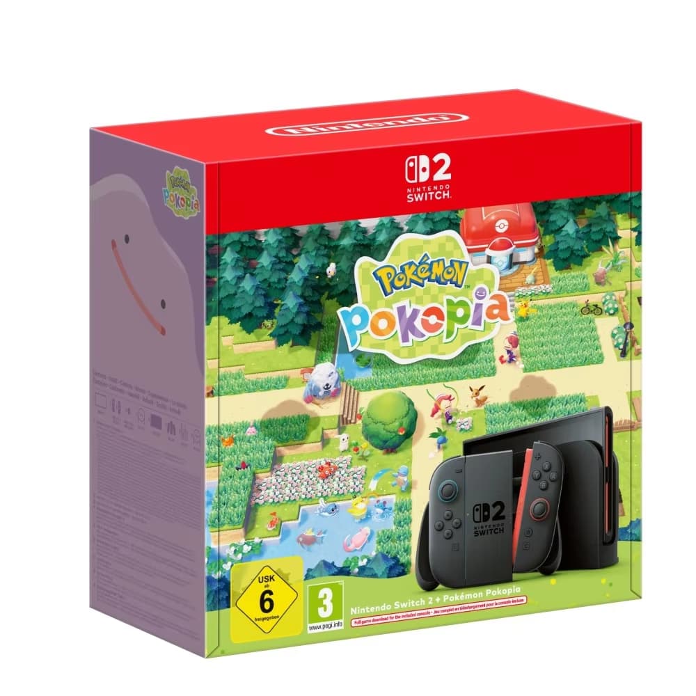 CONSOLA NINTENDO SWITCH 2 + JUEGO POKEMON POKOPIA CÓDIGO DE DESCARGA DIGITAL (Desde España)