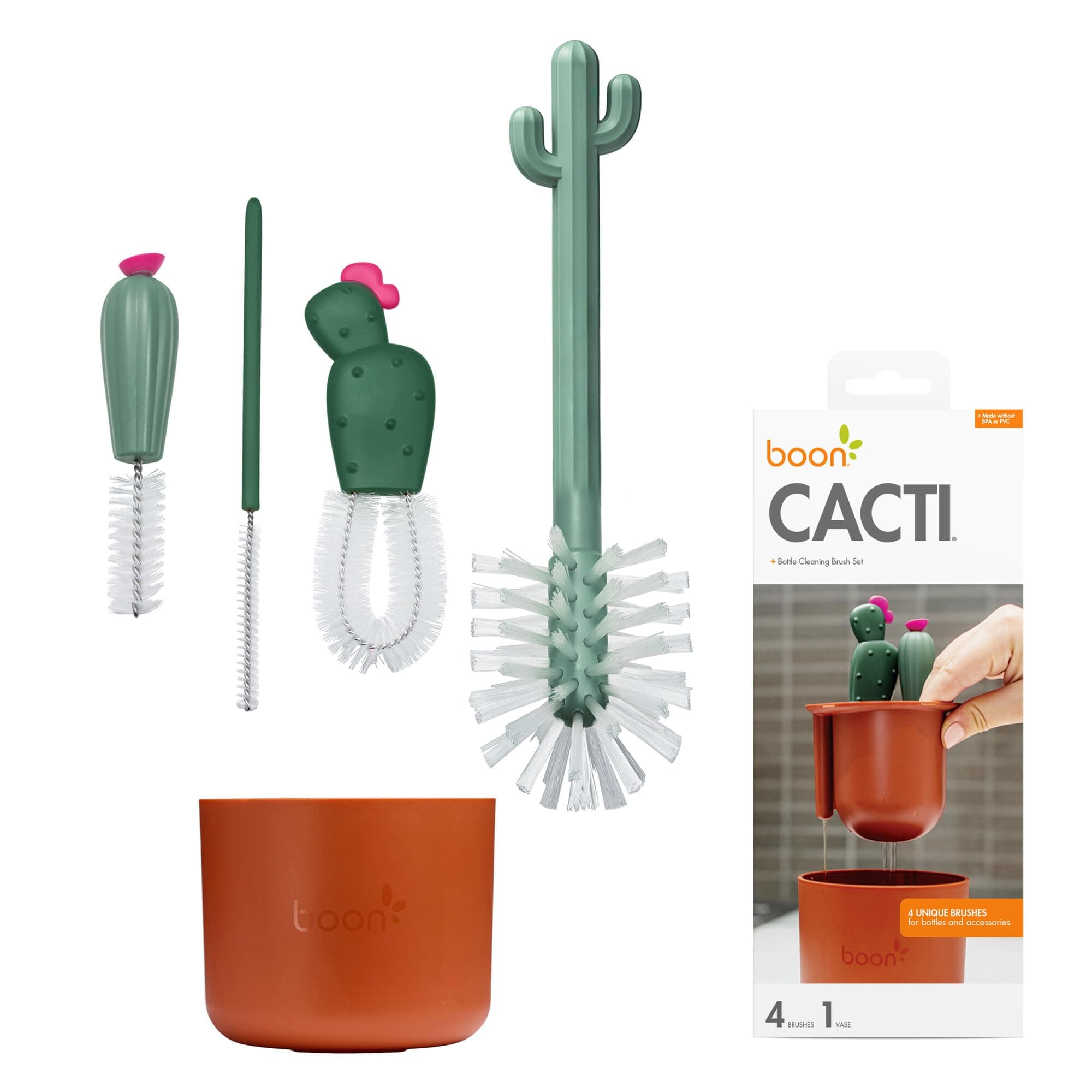 Juego de 4 piezas, cepillo para botellas, cepillo para pajilla, cepillo para chupetes, cepillo para detalles