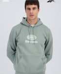 Reebok Oval Sudadera Capucha Hombre Verde