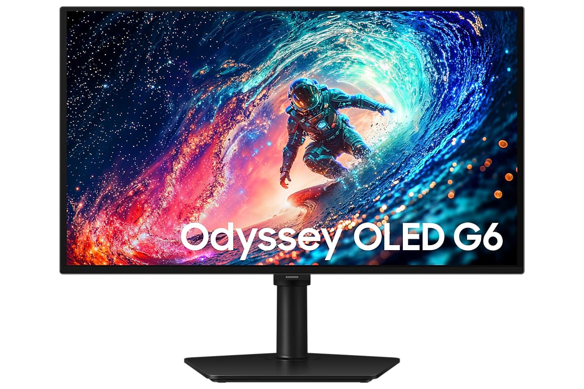Samsung Odyssey OLED G6 (G61SH): 27" QD-OLED QHD 240Hz, 0.03ms GtG, Glare Free, HDR10+ Gaming, G-Sync / FreeSync Premium, HDMI 2.1 - Monitor