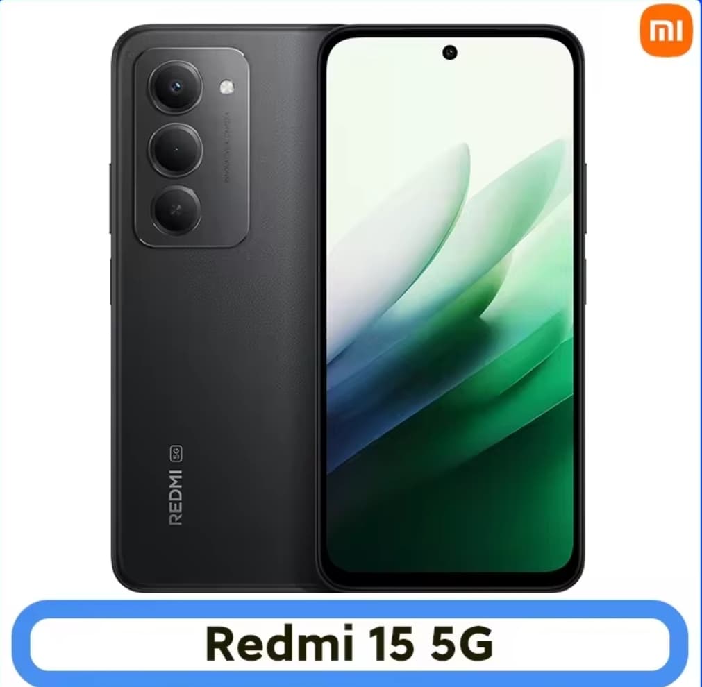 Redmi 15 5G Versión Global Snapdragon Smartphone 6s Gen 3 con Batería de 7000mAh (típico