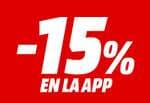 -15% en carrito comprando SÓLO desde la APP