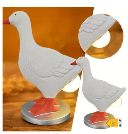 Lámpara luz led modelo pato