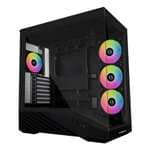 Torre PC Torre Gaming Lian Li Vector V100 ATX Negra Vidrio Templado ARGB Matrix 7 Slots