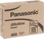 Juego de 48 Pilas / Baterías AAA Alcalinas Panasonic POWER LR03 - con Protección Antifugas, Ideal para Controles, Juguetes y Cámaras