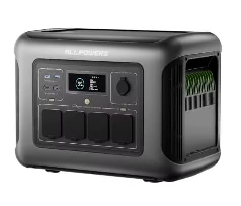 ALLPOWERS R1500 LITE 1056Wh LiFePO4 Batería 1600W (3200W pico) Generador solar