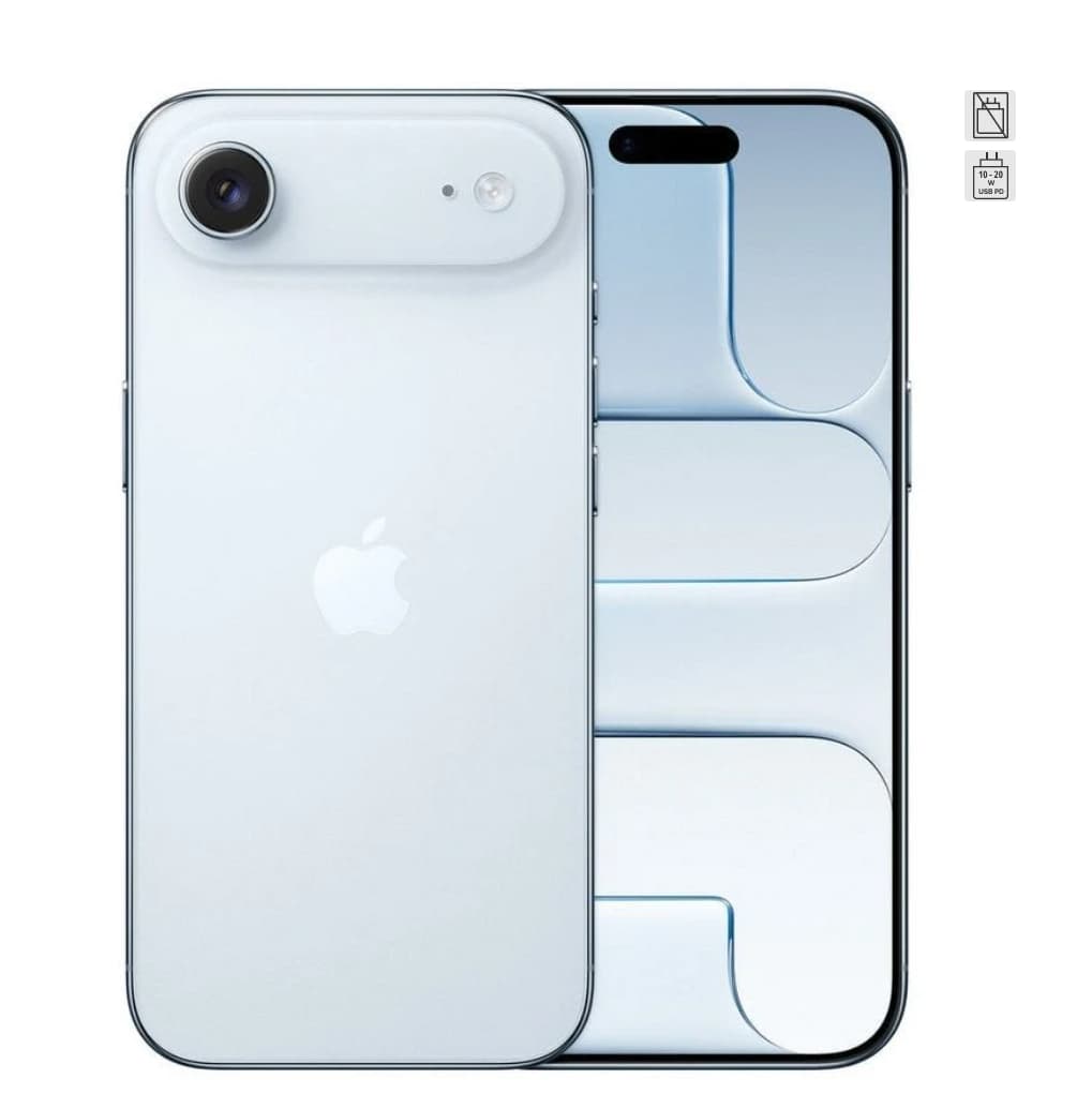 Apple iPhone Air 512GB Azul Cielo (Diseño ultraligero y ultrafino, pantalla OLED de vanguardia, chip Apple Silicon, en negro 932,61€)