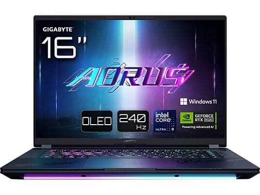 Portátil gaming - Gigabyte AORUS MASTER 16 16" WQXGA, Intel Core Ultra 9-275HX, 32GB RAM, 1TB SSD, GeForce RTX 5080, W11 Pro