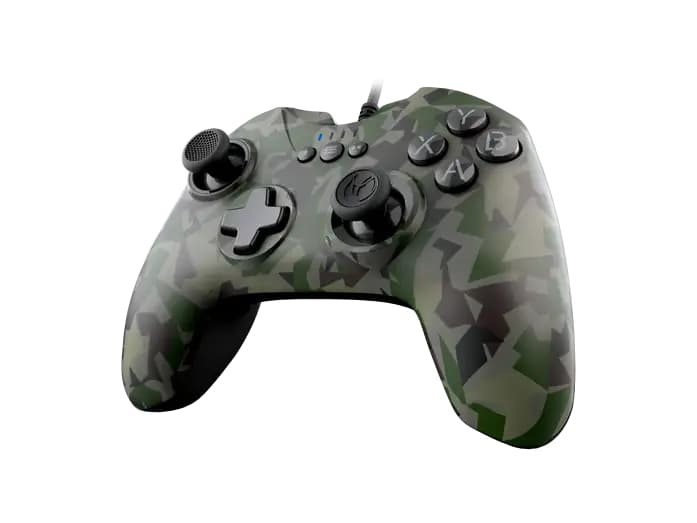 Mando - Nacon PCGC-100FOREST, Para PC, Con cable, Vibración, Verde