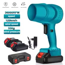 Soplador Eléctrico Inalámbrico de Alta Velocidad de 120 km/h, Soplador Turbo para Nieve y Hojas, Ventilador de Chorro Eléctrico para Makita