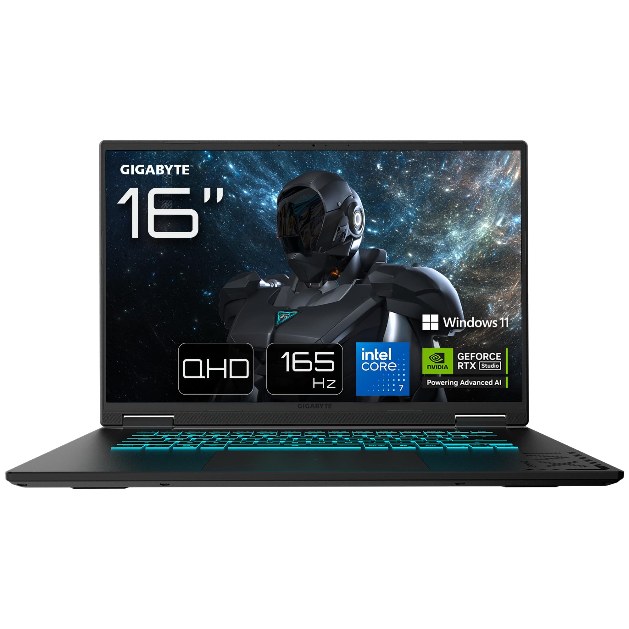 GIGABYTE Gaming A16 Pro Portátil - 16“, 165Hz QHD, Intel Core 7 240H, NVIDIA RTX 5070 Ti, 32GB LPDDR5X 5600MHz, SSD Gen4 de 1TB