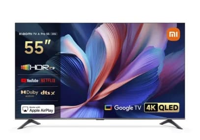 Xiaomi TV Q2 55" (L55MB-APEU) (Smart TV de 139,7 cm con tecnología QLED, resolución 4K UHD con escalado por IA, tasa de refresco de 120 Hz)