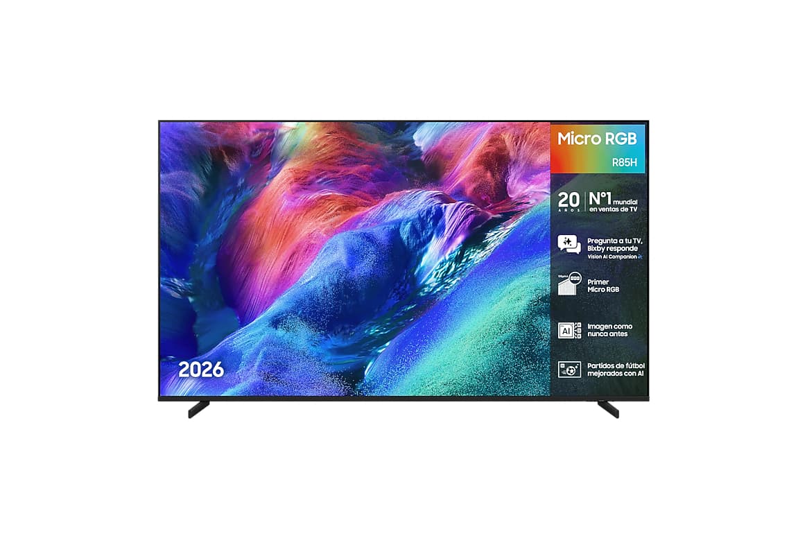 TV 85" 4K Micro RGB R85H Samsung Vision AI Smart TV (2026) 1764€ con cashback | 75" 1286€ con reembolso