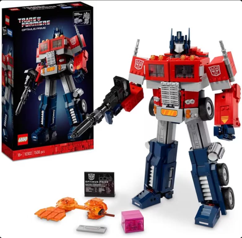 LEGO Icons Transformers Optimus Prime 10302 descuento al tramitar pedido