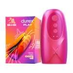 Durex - Masturbador de Pene, Vibrante y Suave, RIDE & VIBE, Texturizado, Estriado, Juguete Sexual, 3 Modos de Estimulación,