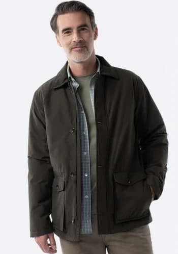 Cazadora sahariana con cremallera y botones de Hombre TEX (Tallas S a XXL)