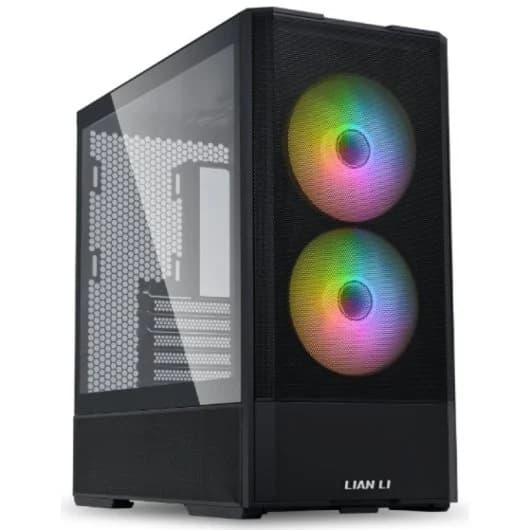 Torre PC Lian-Li LANCOOL 207 Mid Tower ATX ARGB Cristal Templado USB-C 3.2 Negra