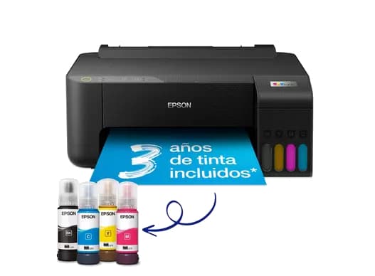 Impresora tinta - Epson EcoTank ET-1810, Color, WiFi, Tinta recargable (-15% en la APP)