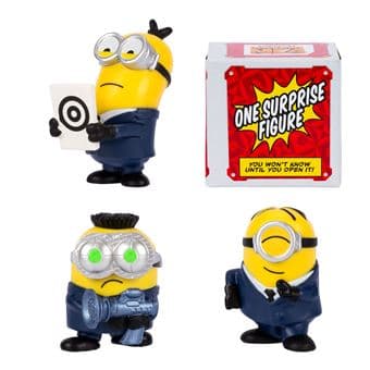 Pack de 4 figuras minions (1 sorpresa)